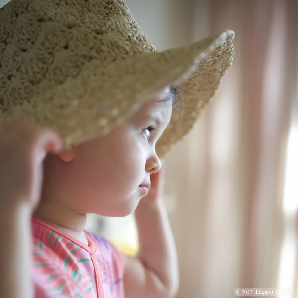 Janie and Jack | Crochet Straw Sun Hat